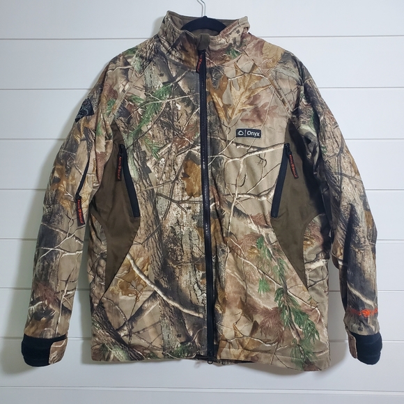Onyx Real Tree Camo Waterproof Hunting Jacket Size S - Picture 1 of 16